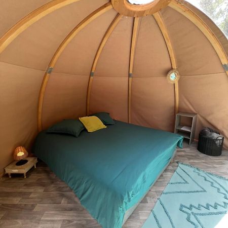 La Wigwam Bleu Du Domaine Du Pas De L'Ane Hotell Mios Eksteriør bilde