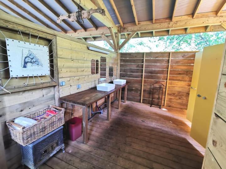 La Wigwam Bleu Du Domaine Du Pas De L'Ane Hotell Mios Eksteriør bilde