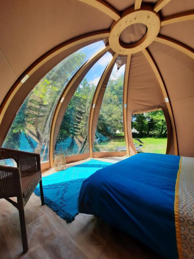 La Wigwam Bleu Du Domaine Du Pas De L'Ane Hotell Mios Eksteriør bilde