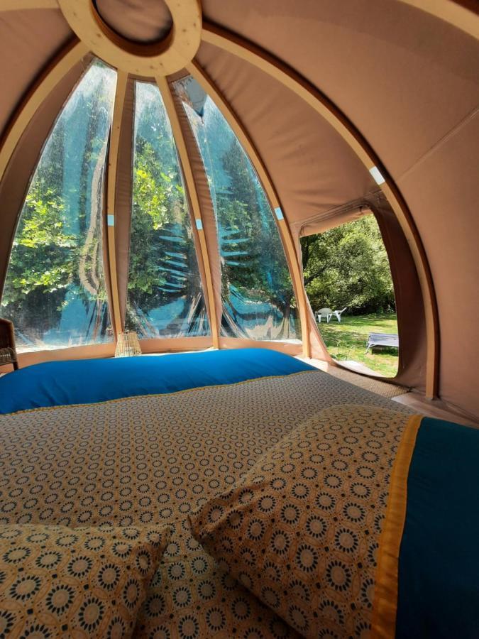 La Wigwam Bleu Du Domaine Du Pas De L'Ane Hotell Mios Eksteriør bilde